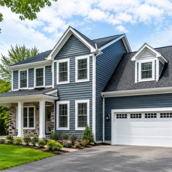 Maryland home with fresh premium vinyl siding improving protection and curb appeal